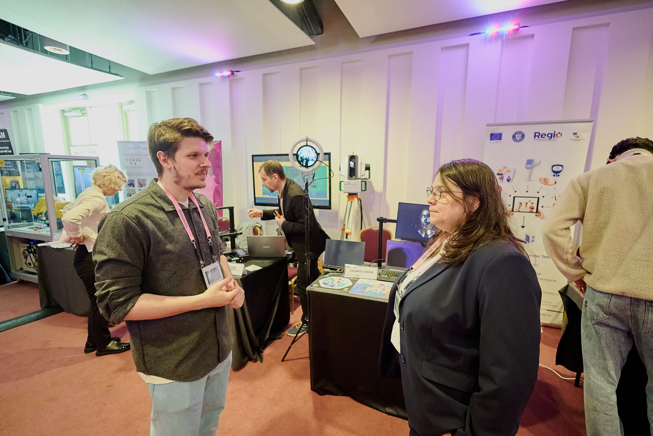 Speaker pe scenă la DIZ 2025