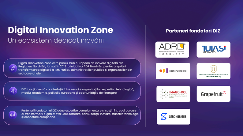Presentation of the Digital Innovation Zone ecosystem and founding partners